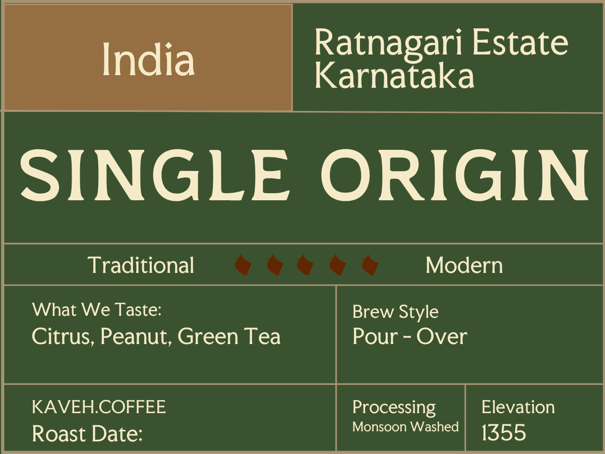 Single Origin -- India - Ratnagiri State